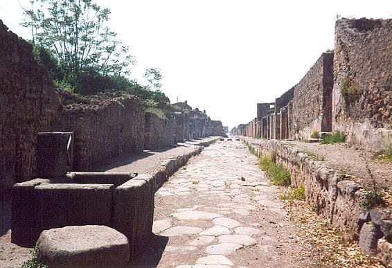 Rue marchande de Pompei