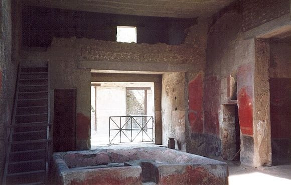 Commerce de Pompei vue interieure